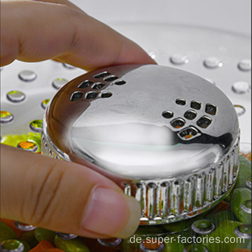 Kunststoffdeckel mit drehbarem Schalter zur Aufbewahrung von Lebensmitteln